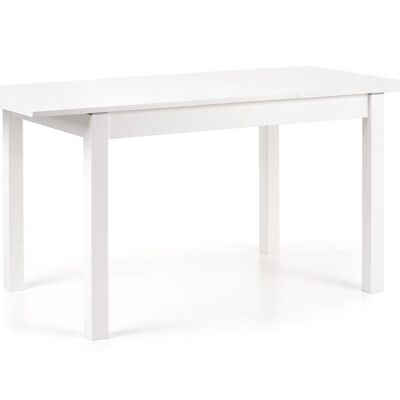 Mesa de comedor extensible Roche blanca