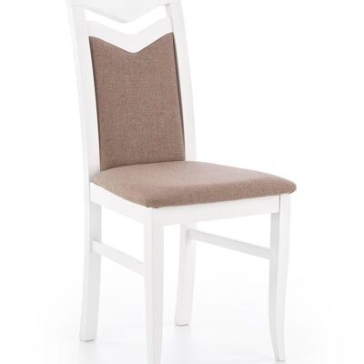 Arlempdes Dining Chair Brown and White, Light Brown, Gray, Brown - Brown and White