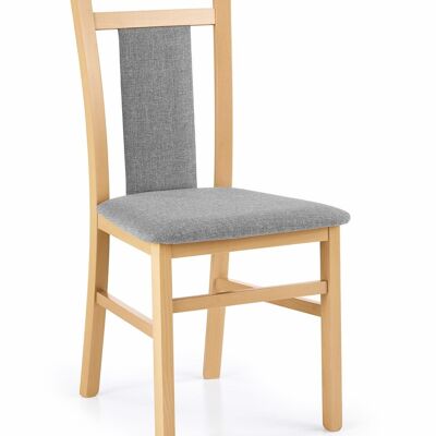 Silla de comedor Chamilly marrón claro, crema, gris claro, gris, marrón - gris claro