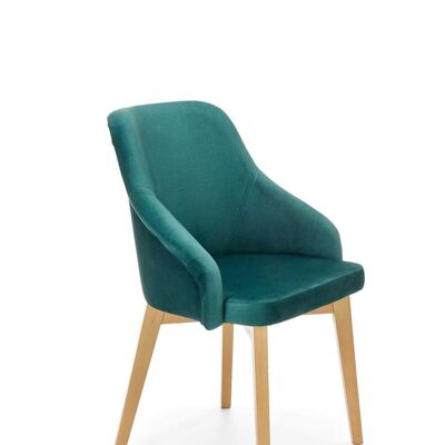 Petite Dining Chair Green, Blue, Wood Color, Light Gray, Dark Gray, Light Brown - Green