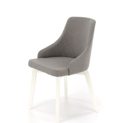 Béarn Dining Chair Dark Grey, Light Beige, Grey, Wood Color, Light Grey