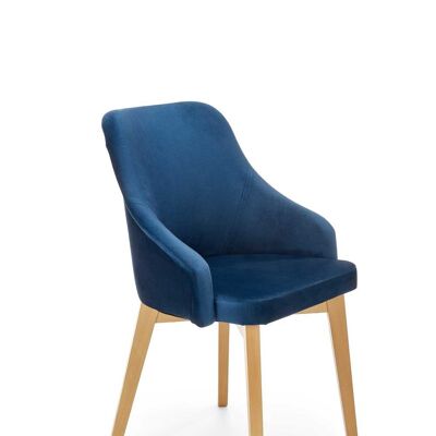 Petite Dining Chair Green, Blue, Wood Color, Light Gray, Dark Gray, Light Brown - Blue