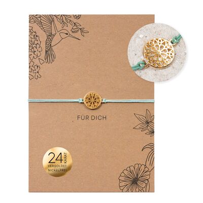 Bracelet on card - Mandala - For you