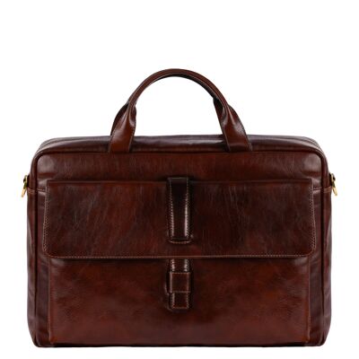 Borsa grande in pelle per laptop - The Chateau
