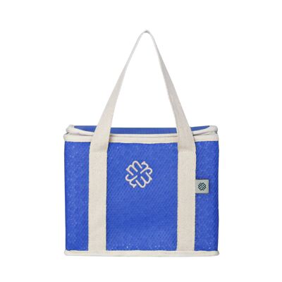 Blue insulated bag