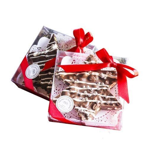 Stellina di cioccolato torronato fondente et pistaches