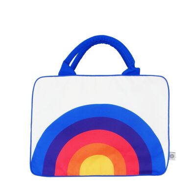 Blue "Shiny" satchel - S