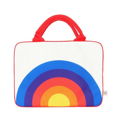 Orange "Shiny" satchel - S