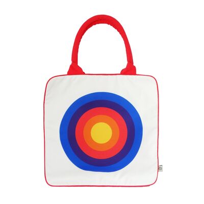 Orange "Shiny" satchel - M