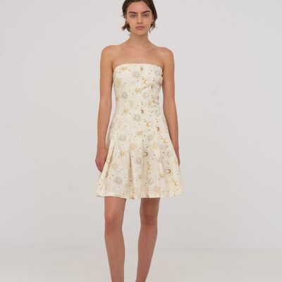 Priest Solar System-Printed Mini Dress