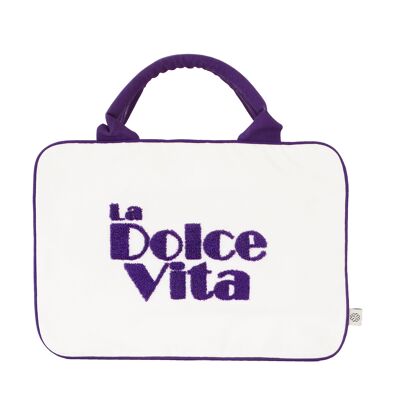 Plum "La Dolce Vita" satchel - S