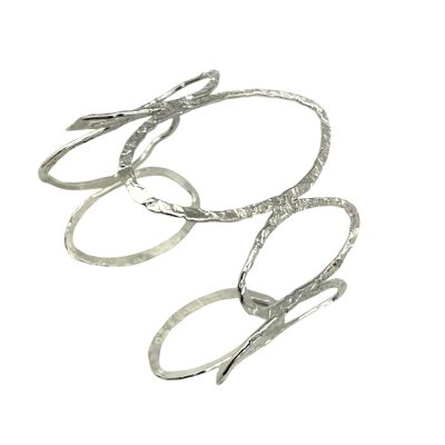 Bracciale Orion in ottone argentato 10µ