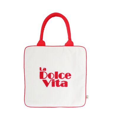 Cherry "La Dolce Vita" satchel - M