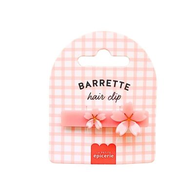 Barrette cheveux Sakura - Rose