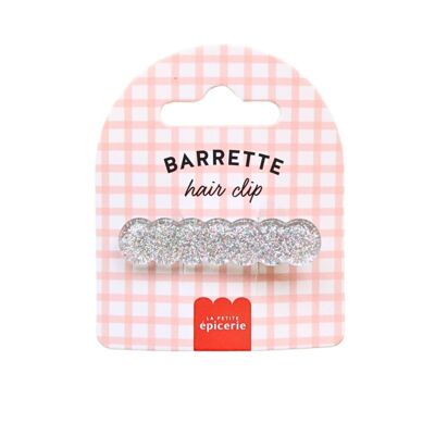 Curvy Hair Barrette - Moonlight