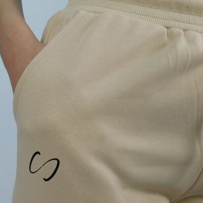Camel High-Waisted Jogger Pants