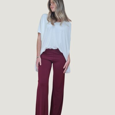 BURGUNDY TROUSERS