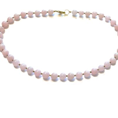 Necklace Rose quartz