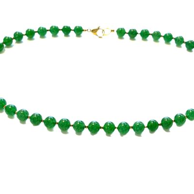 Collana di giada verde