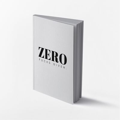 Zero Fucks - Notepad 1