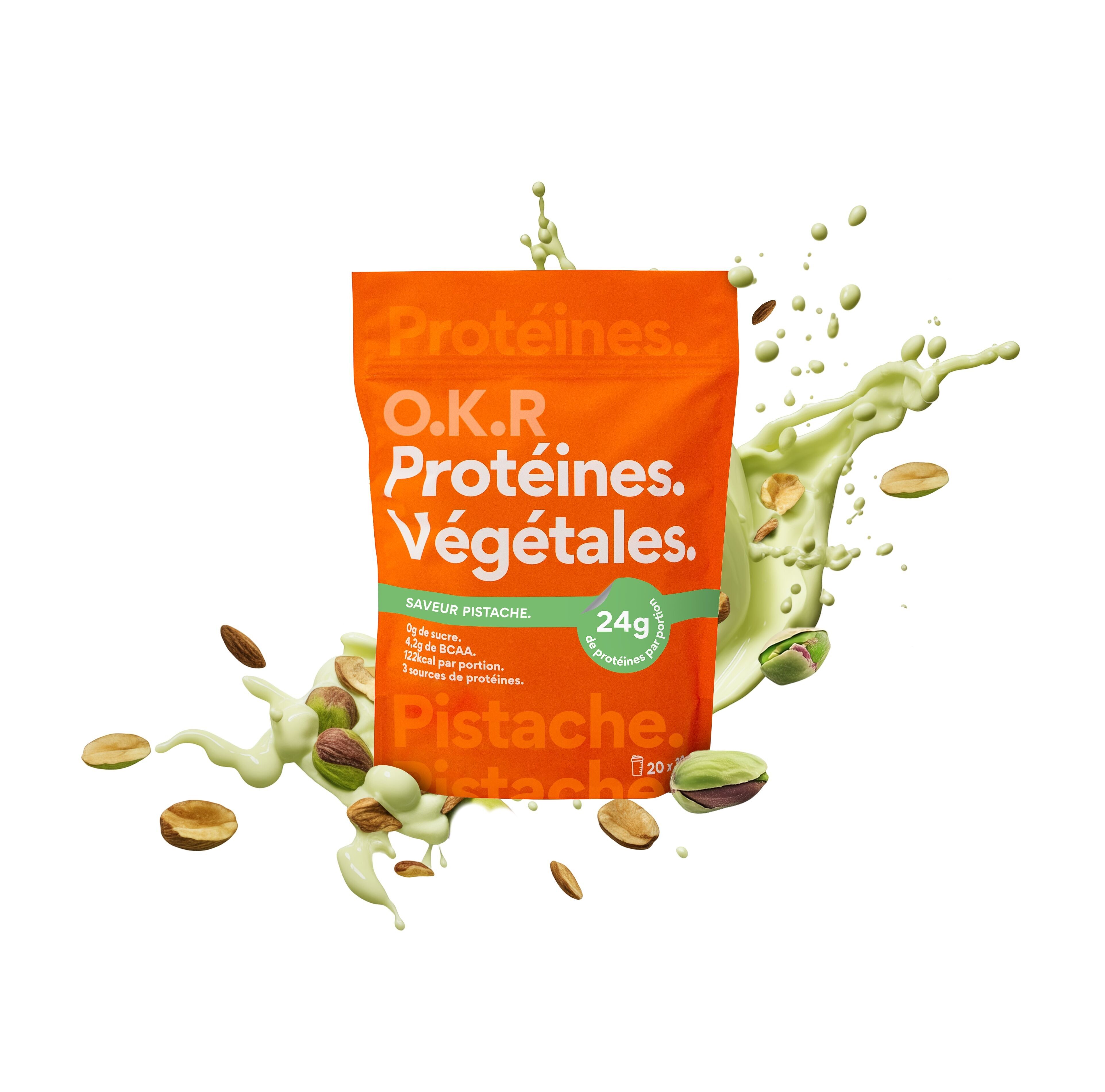 Pistachio plant protein. Snack - 20 shakers.