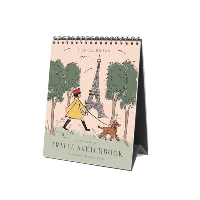 Desk Calendar 2026 - Travel Sketchbook - Rifle Paper