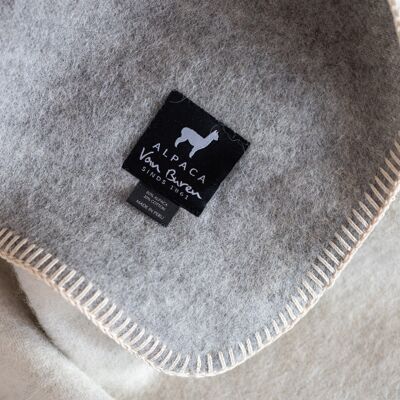 Alpaca wool crib blanket | 2 colours