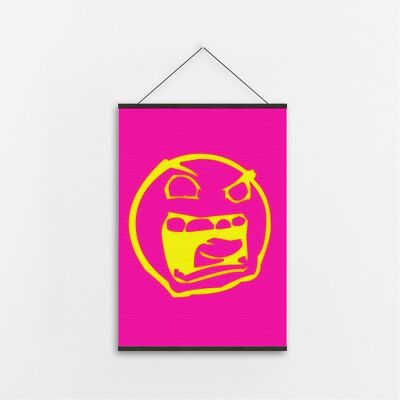 Arrrgh - Canvas Art-A4 1