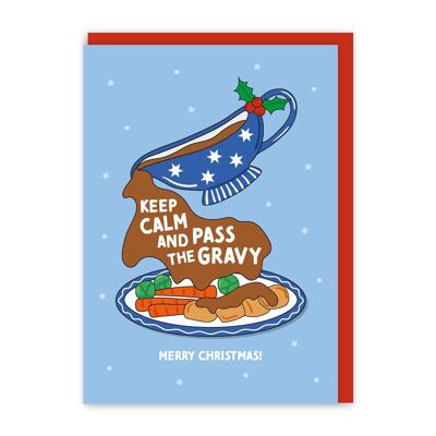 Biglietto di Natale "Passa il sugo"