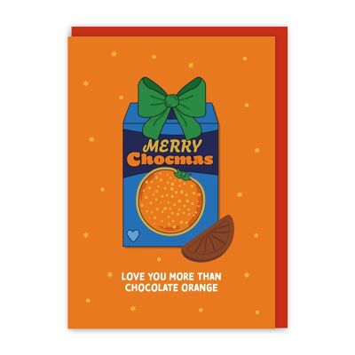 Tarjeta de Feliz Navidad Chocmas
