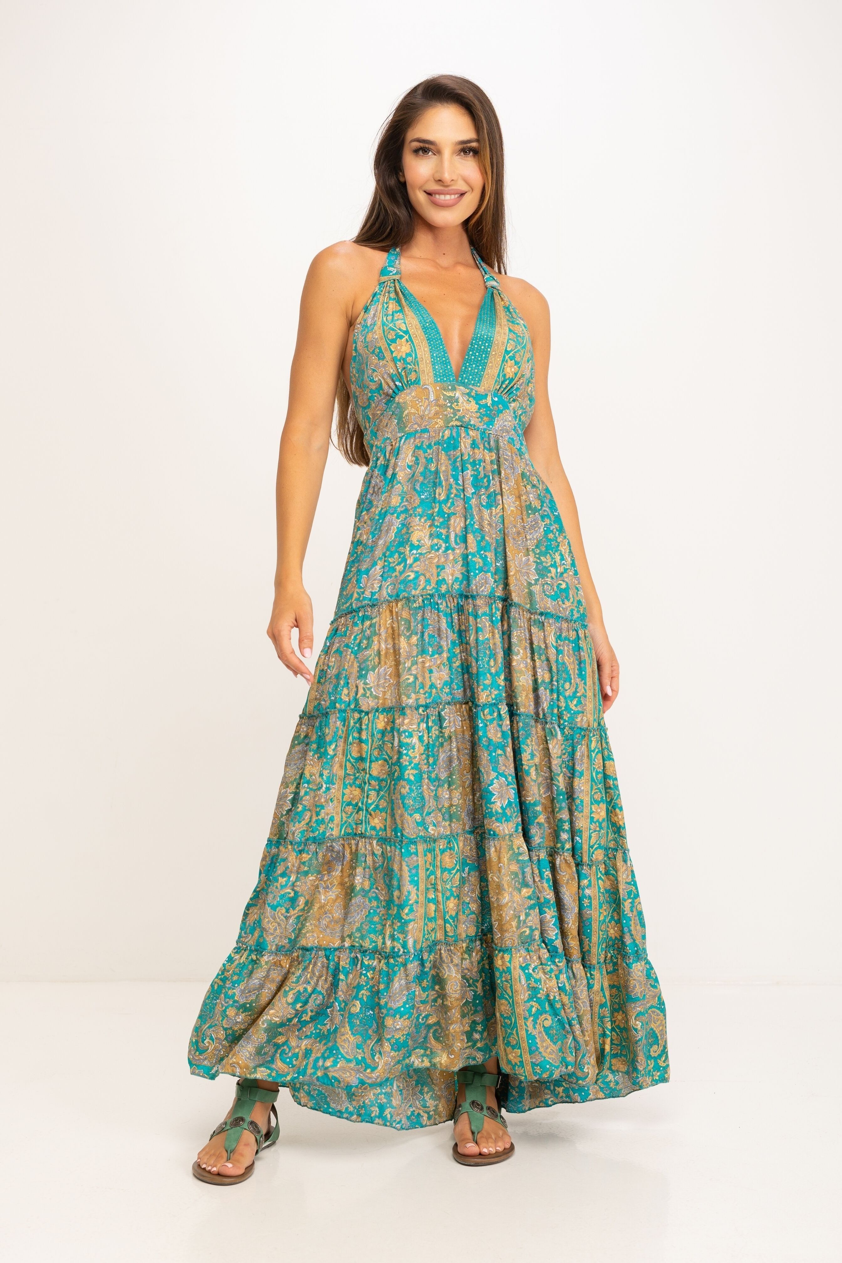 Robe longue imprimée LI9379V