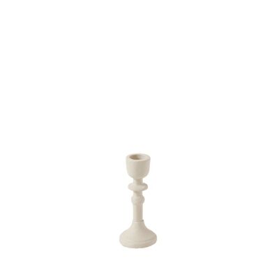 Bougeoir Solar - 11 cm - Écru