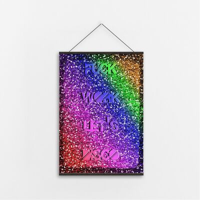 Lets Disco - Canvas Art-A3