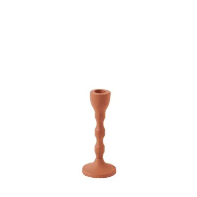Solar Candle Holder - 15 cm - Terracotta