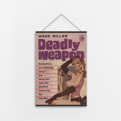 Deadly Weapons - Canvas Art-A3