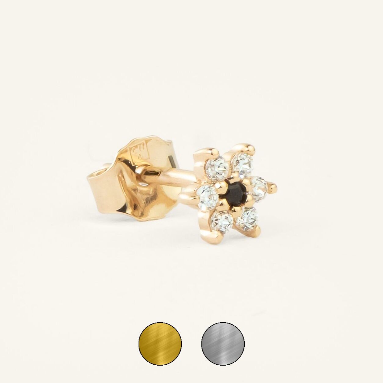 Fibbia Mia Flower - Nera