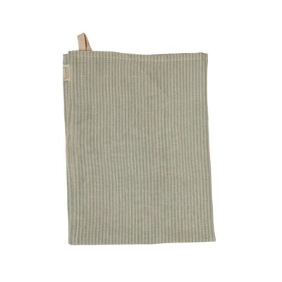 Tea Towel - Stripes Blue Green