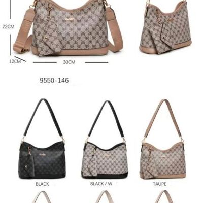 Bolso de Hombro Sintético para Mujer + Monedero Extra