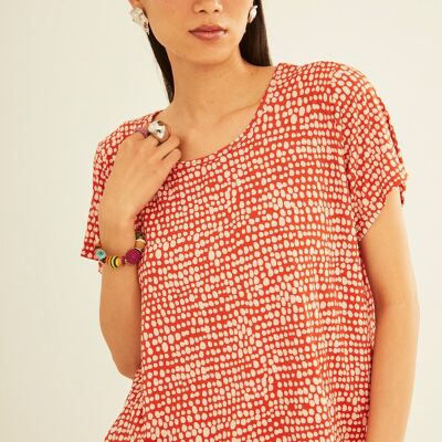 Easy Red & White T-shirt