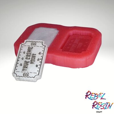True Crime Night Ticket Silicone Mould
