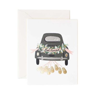 Cartolina di congratulazioni "Just Married Gateway" - Rifle Paper