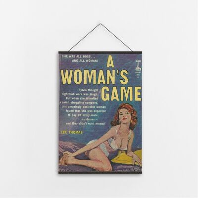 It's a Woman's Game - Canvas Art-A3