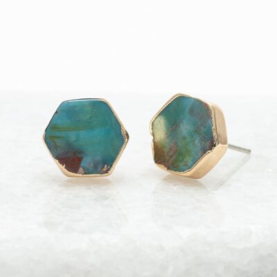 Pendientes Ocean Sky en turquesa