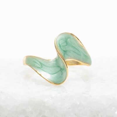 Bague Ruban de Lumière couleur Menthe
