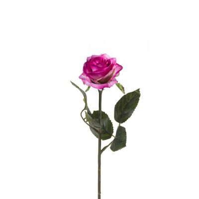 Rosa Simone Artificial 45cm morado claro