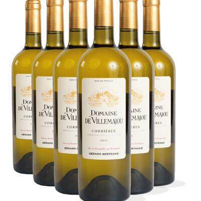 Domaine de Villemajou 2023 biodynamic white wine Lot of 6 bottles 75cl