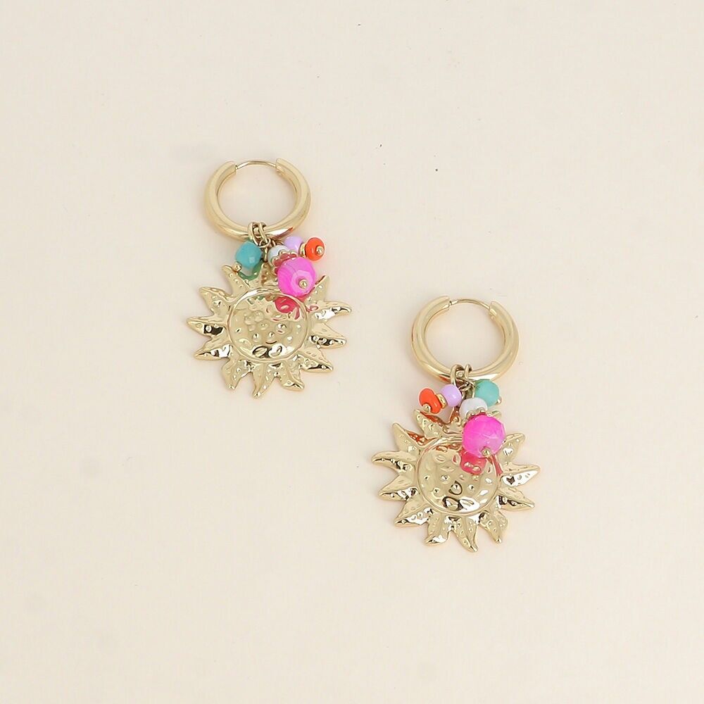 Creolen – Sonne, Perlen und Süßwasserperlen