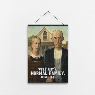 Normal Family - Canvas Art-A3