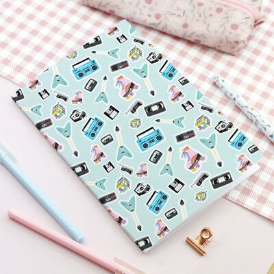 Carnet 1980's - cahier couverture souple