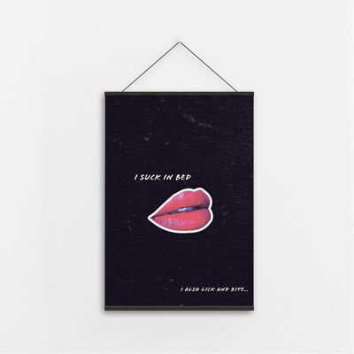 Suck In Bed - Canvas Art-A3